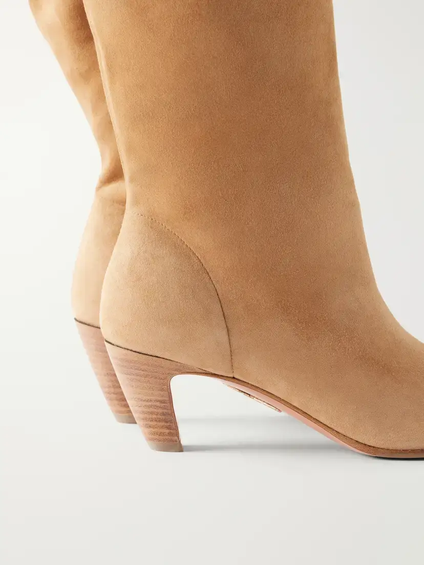 Aquazzura Slouchy 50 Suede Ankle Boots | Thumbnail 5 Aquazzura Slouchy 50 Suede Ankle Boots | Thumbnail 5