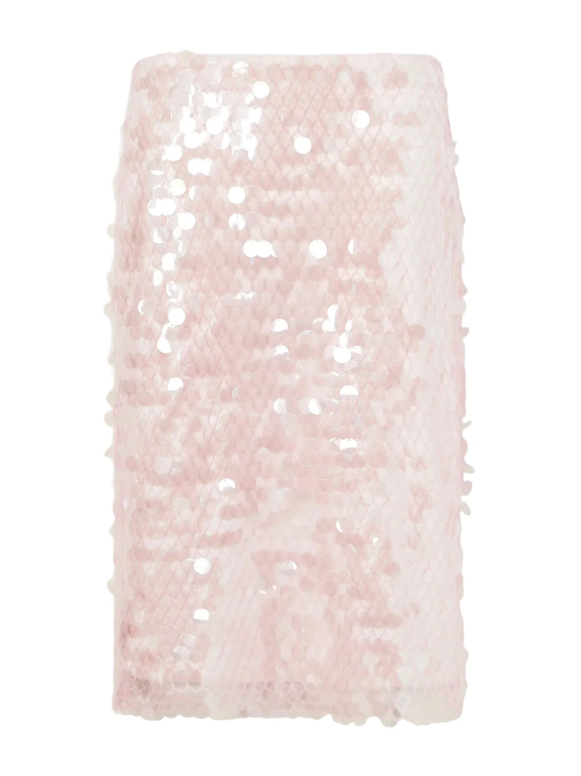 Sequin-embellished Mesh-jersey Midi Skirt