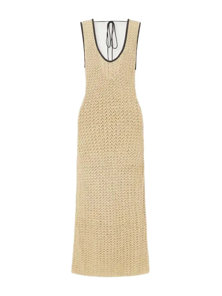 Ellinor Open-knit Cotton Dress