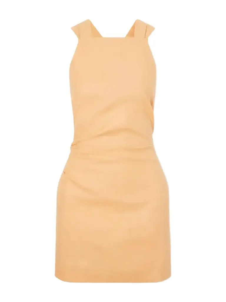 SIR. Thora Open-back Linen Mini Dress | Image 1 SIR. Thora Open-back Linen Mini Dress | Image 1