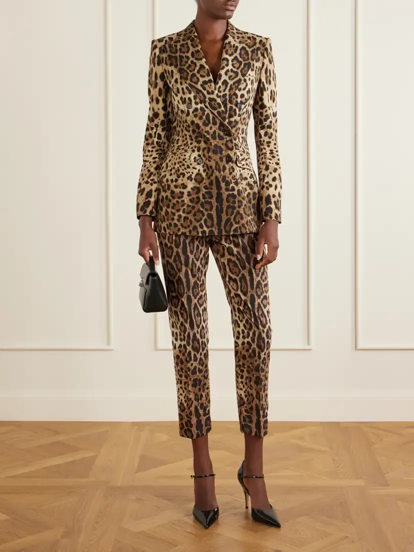 Dolce & Gabbana Leopard-print Wool Blazer | Thumbnail 2 Dolce & Gabbana Leopard-print Wool Blazer | Thumbnail 2
