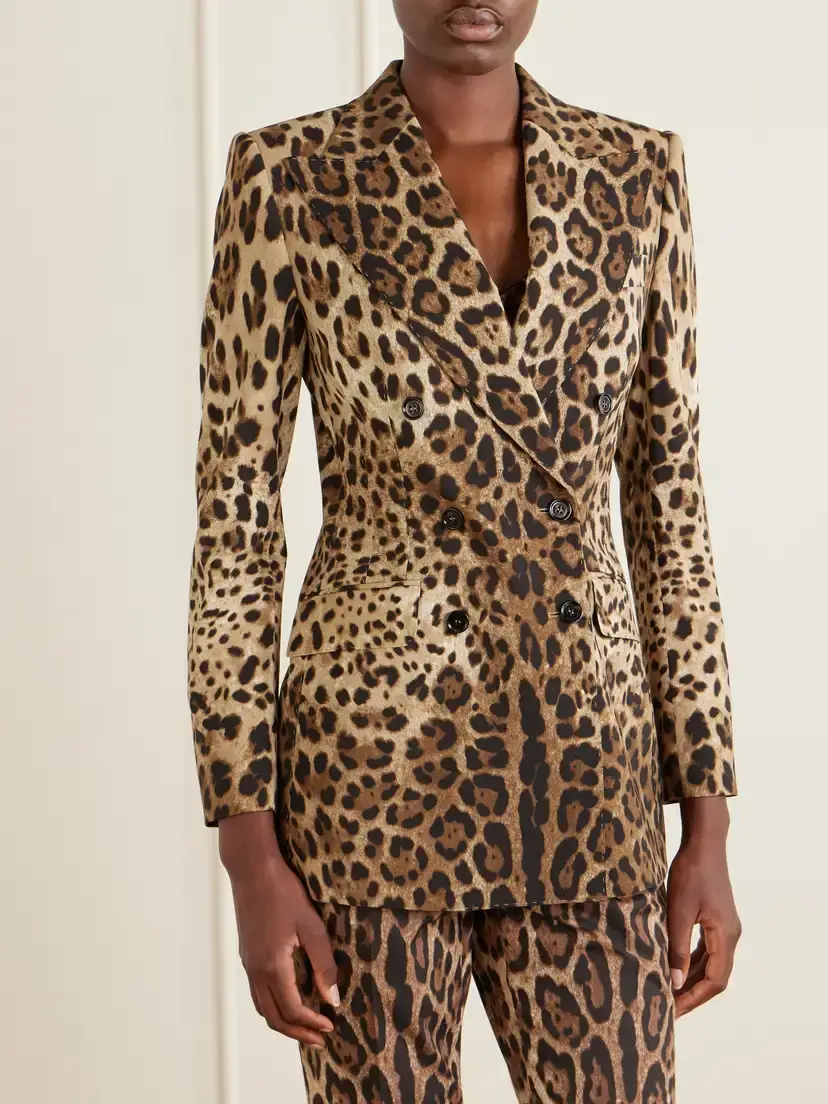 Dolce & Gabbana Leopard-print Wool Blazer | Thumbnail 3 Dolce & Gabbana Leopard-print Wool Blazer | Thumbnail 3
