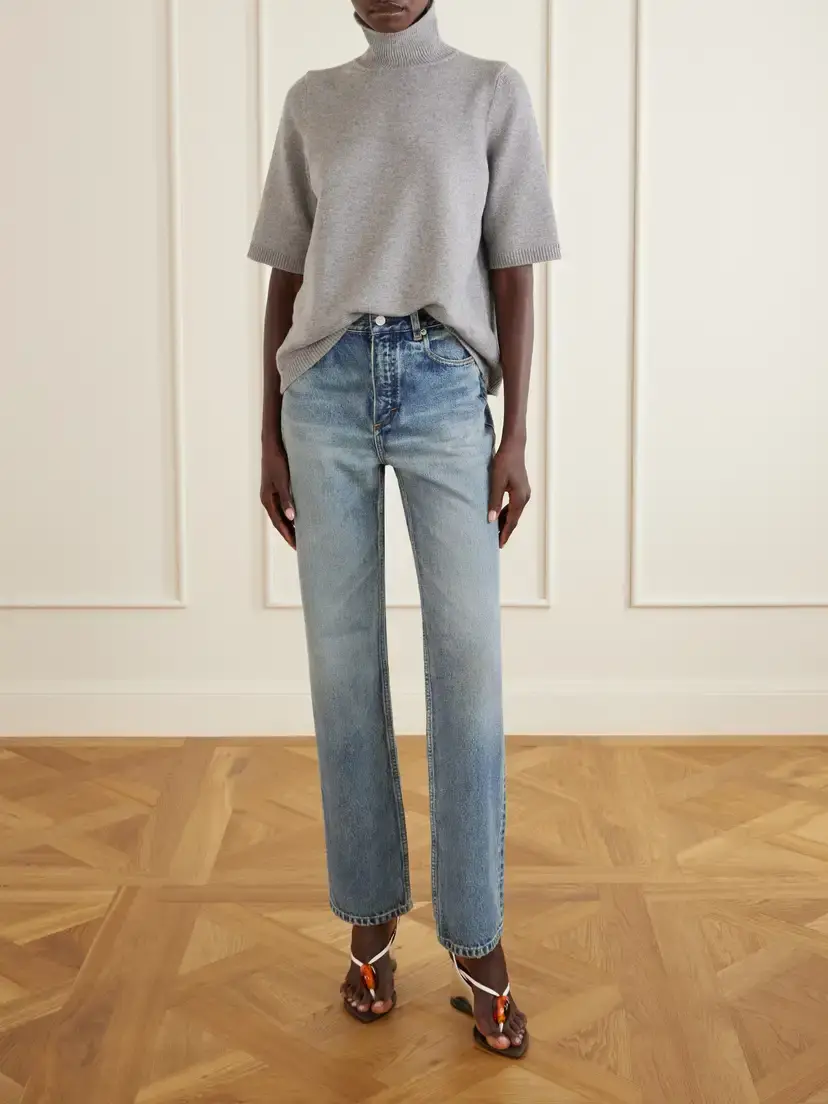 Alaïa High-waist Straight-leg Jeans | Thumbnail 2 Alaïa High-waist Straight-leg Jeans | Thumbnail 2