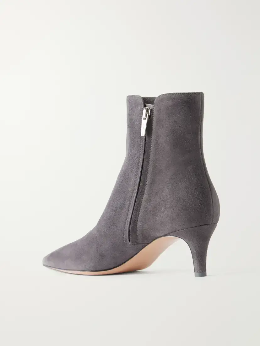 Gianvito Rossi Levy 55 Suede Ankle Boots | Thumbnail 3