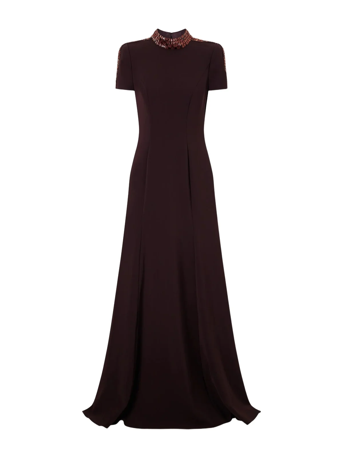 Mesa Embellished Crepe Gown
