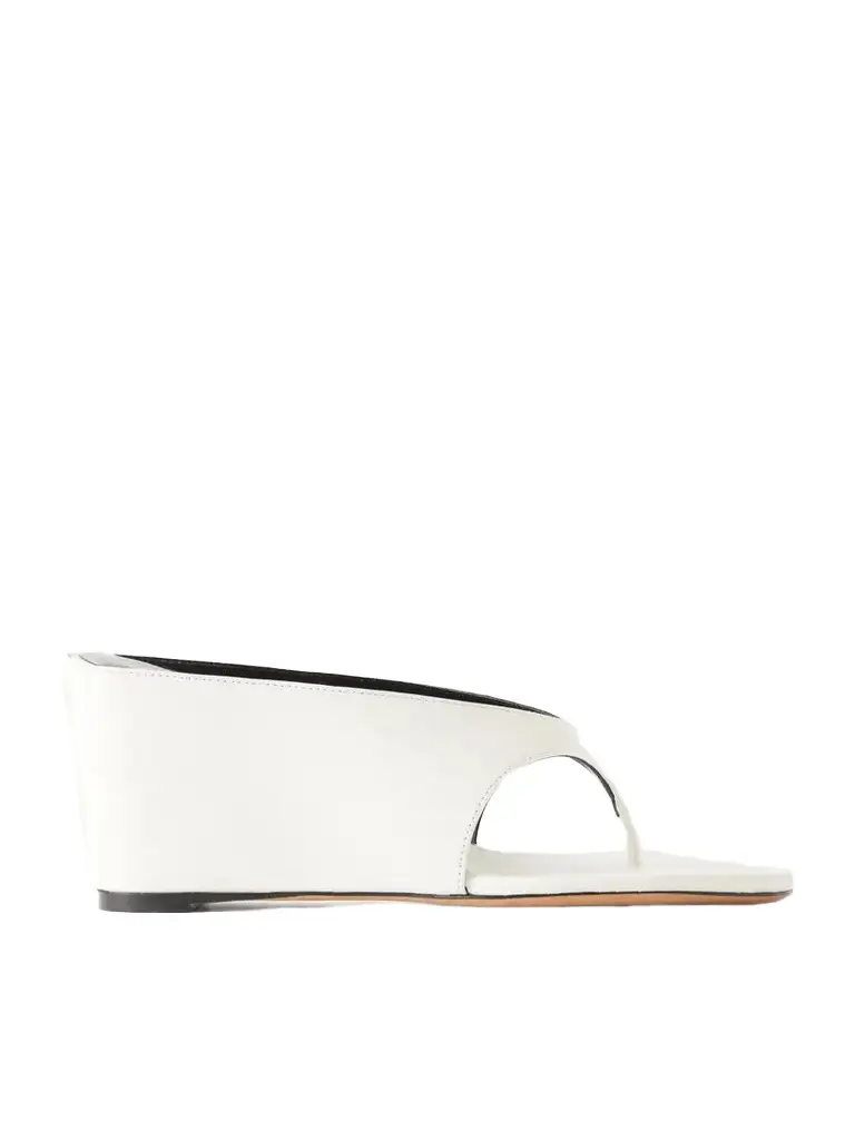 Jude Yaga Leather Wedge Sandals | Image 1 Jude Yaga Leather Wedge Sandals | Image 1