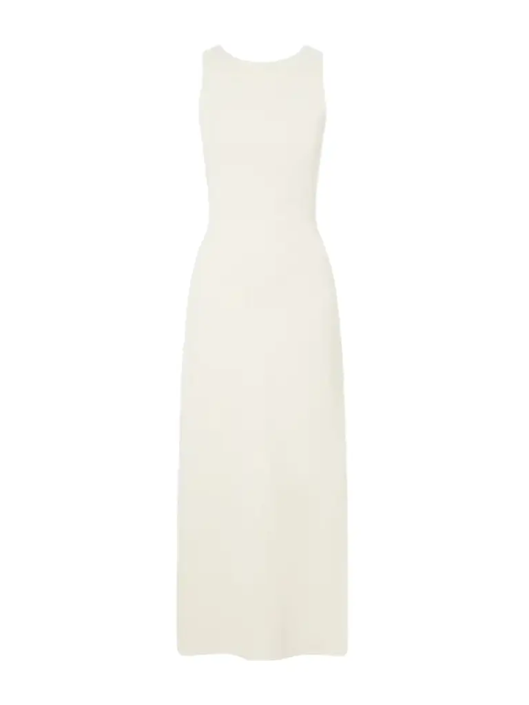 Saba Embellished Crepe Midi Dress