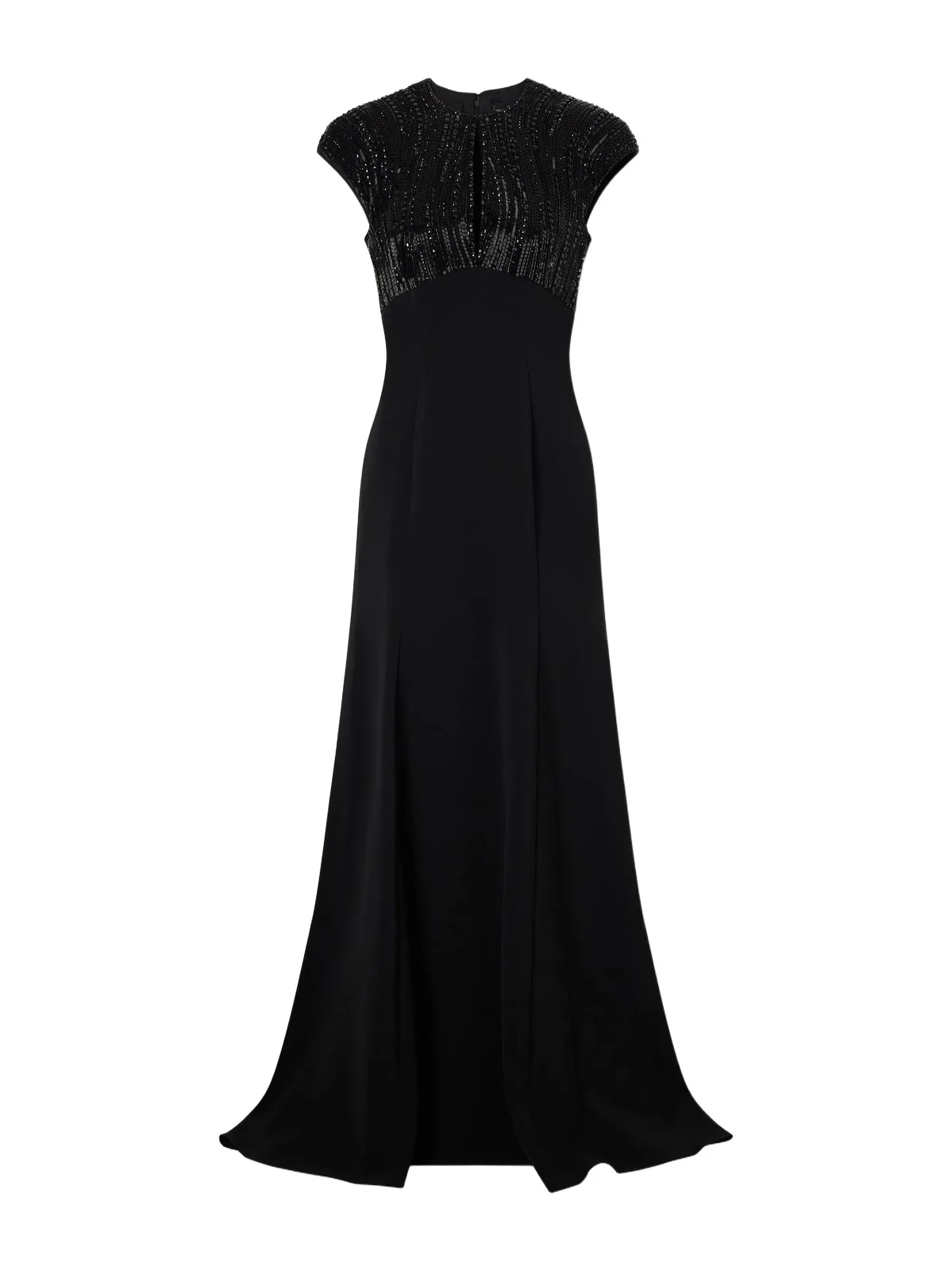 Moonveil Embellished Georgette-crepe Gown Moonveil Embellished Georgette-crepe Gown