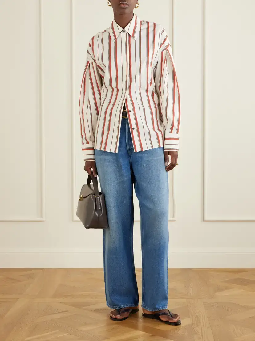 SIR. Alva Striped Cotton-poplin Shirt | Thumbnail 2 SIR. Alva Striped Cotton-poplin Shirt | Thumbnail 2