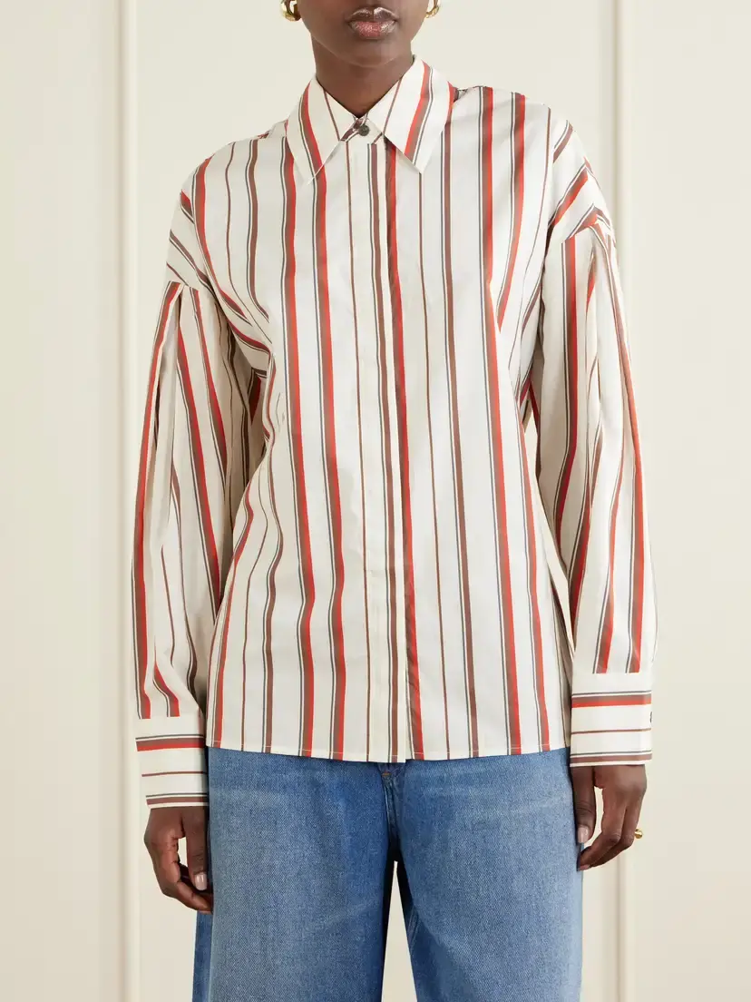 SIR. Alva Striped Cotton-poplin Shirt | Thumbnail 3 SIR. Alva Striped Cotton-poplin Shirt | Thumbnail 3