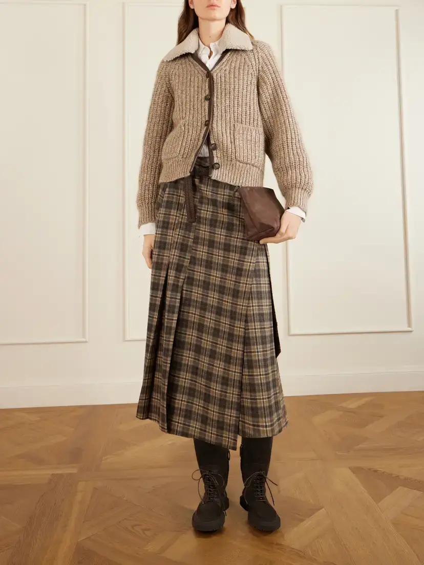 Brunello Cucinelli Bead-embellished Suede Knee Boots | Thumbnail 4 Brunello Cucinelli Bead-embellished Suede Knee Boots | Thumbnail 4