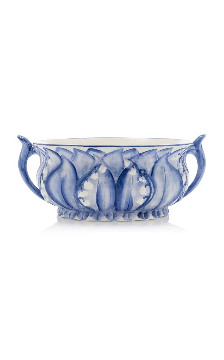Moda Domus Lily of The Valley Ceramic Planter | Thumbnail 2 Moda Domus Lily of The Valley Ceramic Planter | Thumbnail 2