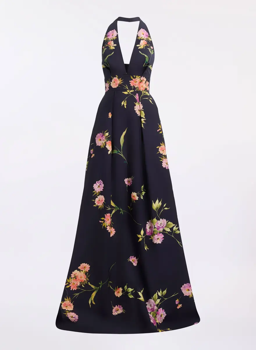 Elie Saab Printed Cotton Long Dress | Thumbnail 5 Elie Saab Printed Cotton Long Dress | Thumbnail 5
