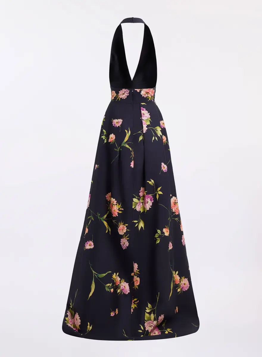Elie Saab Printed Cotton Long Dress | Thumbnail 6 Elie Saab Printed Cotton Long Dress | Thumbnail 6