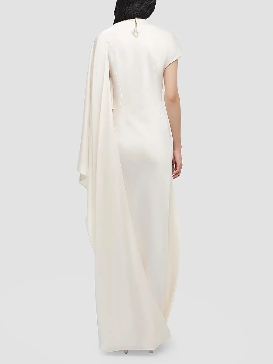 Simkhai Women's Ora Satin Column Gown | Thumbnail 3 Simkhai Women's Ora Satin Column Gown | Thumbnail 3