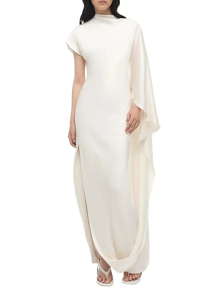 Simkhai Women's Ora Satin Column Gown | Image 1 Simkhai Women's Ora Satin Column Gown | Image 1