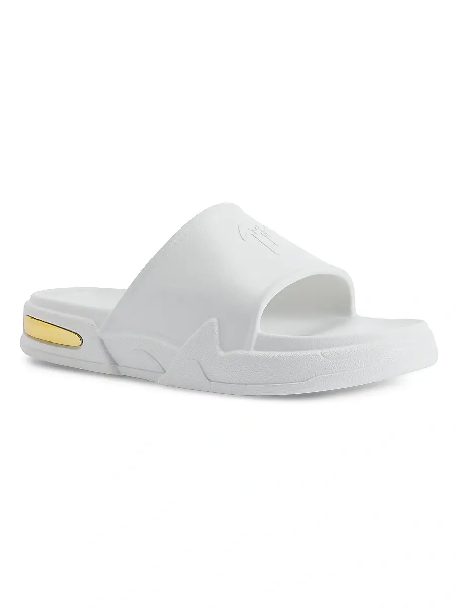 Giuseppe Zanotti Men's Leather Platform Slide Sandals | Thumbnail 2 Giuseppe Zanotti Men's Leather Platform Slide Sandals | Thumbnail 2