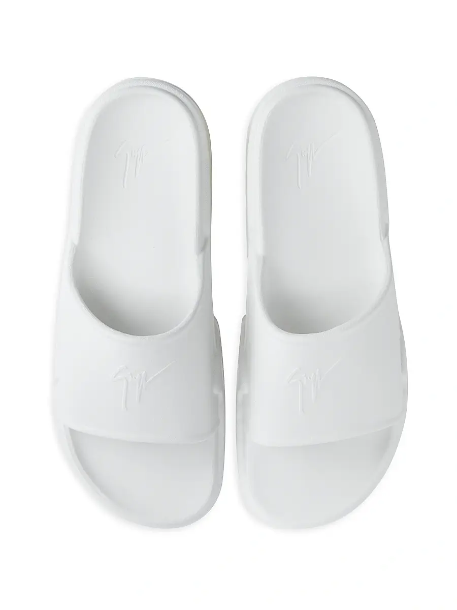 Giuseppe Zanotti Men's Leather Platform Slide Sandals | Thumbnail 3 Giuseppe Zanotti Men's Leather Platform Slide Sandals | Thumbnail 3