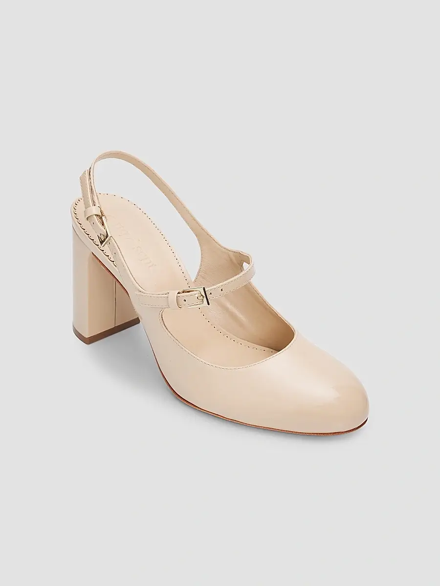 Cinq à Sept Women's Lola 80MM Patent Leather Slingback Pumps | Thumbnail 2 Cinq à Sept Women's Lola 80MM Patent Leather Slingback Pumps | Thumbnail 2