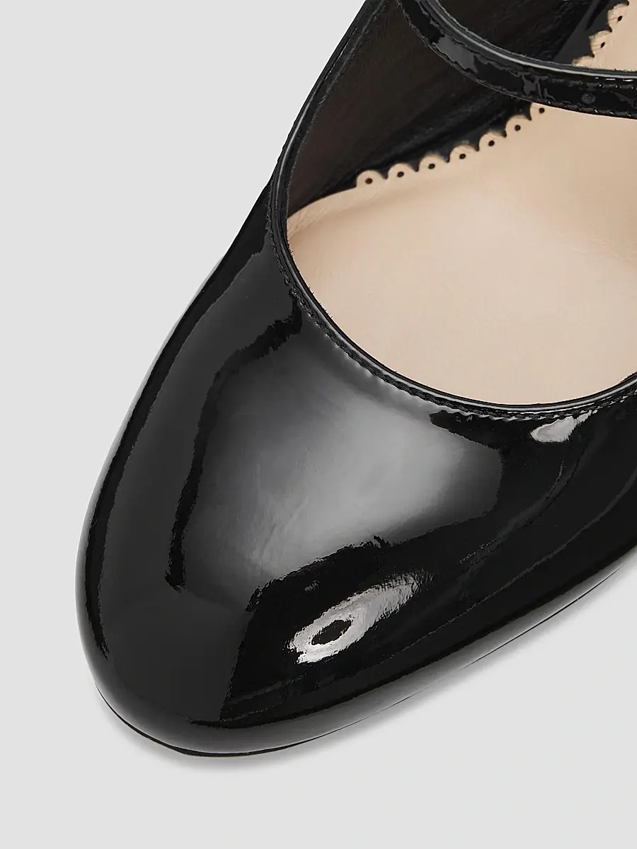 Cinq à Sept Women's Lola 80MM Patent Leather Slingback Pumps | Thumbnail 6
