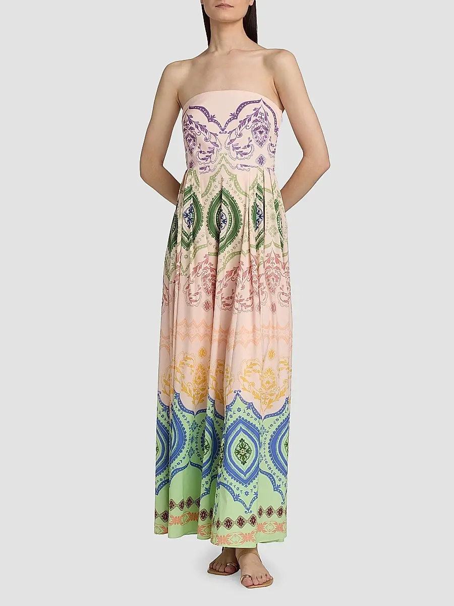 Misa Los Angeles Women's Maddie Printed A-Line Maxi Dress | Thumbnail 2