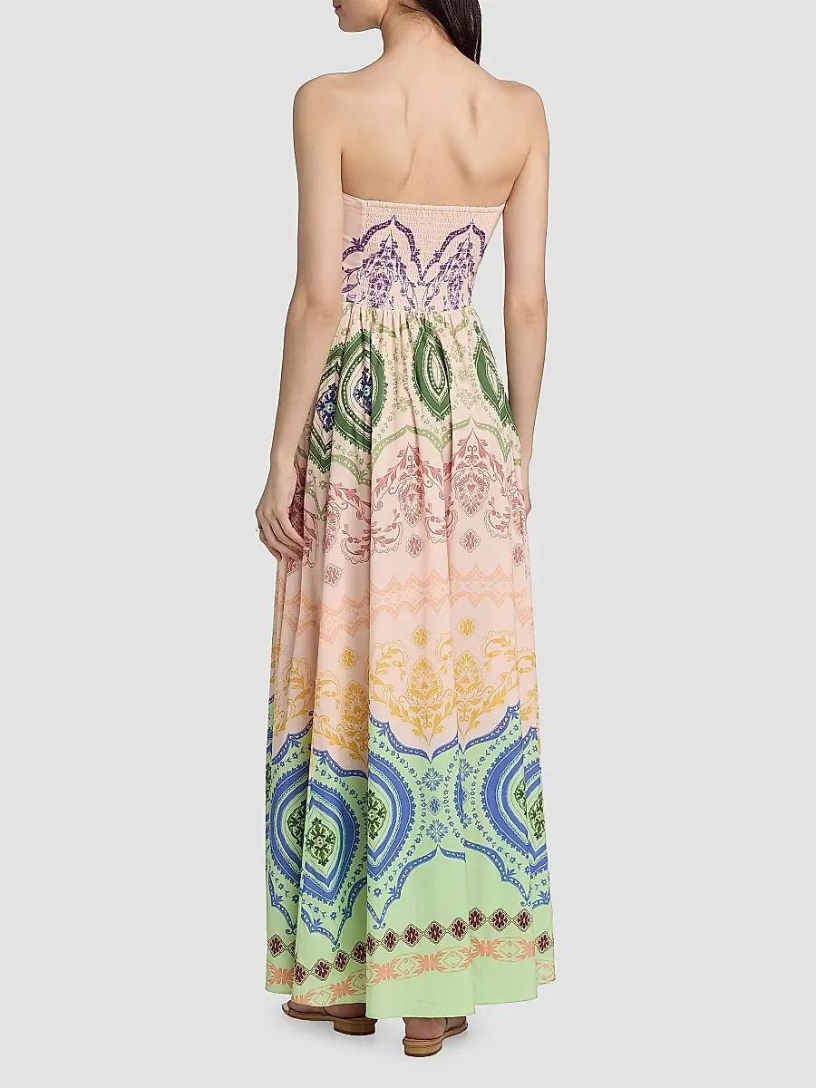 Misa Los Angeles Women's Maddie Printed A-Line Maxi Dress | Thumbnail 5