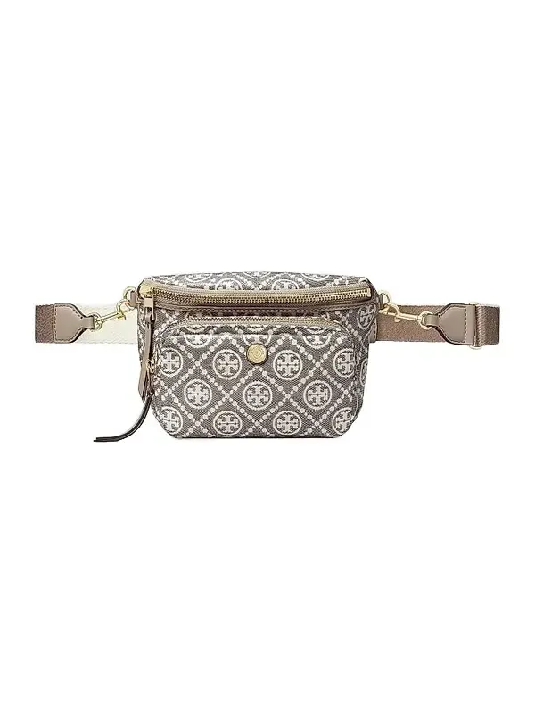Women's T Monogram Mini Coated Jacquard Belt Bag
