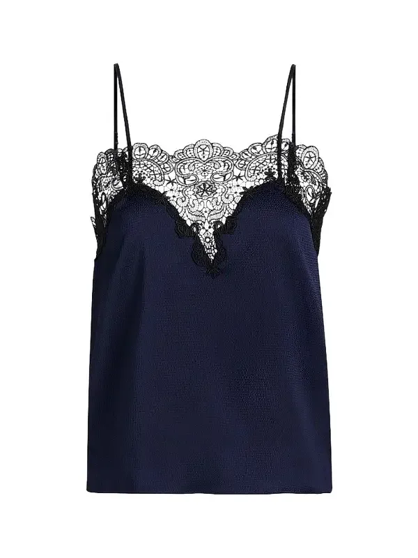 Generation Love Women's Alisa Floral Laced Satin Camisole