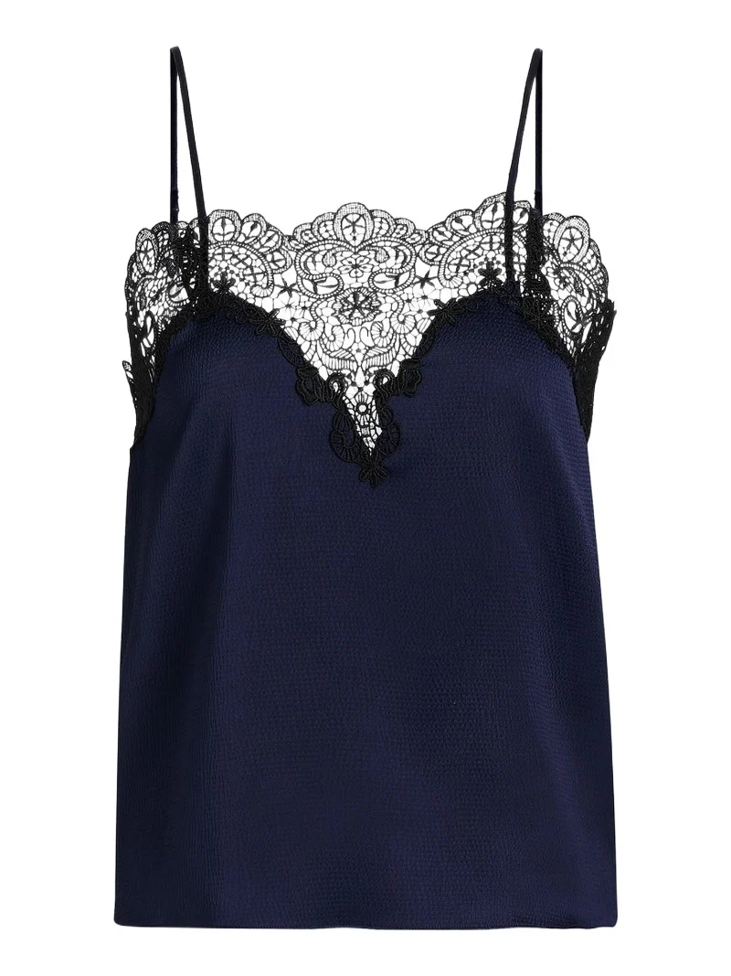 Women's Alisa Floral Laced Satin Camisole