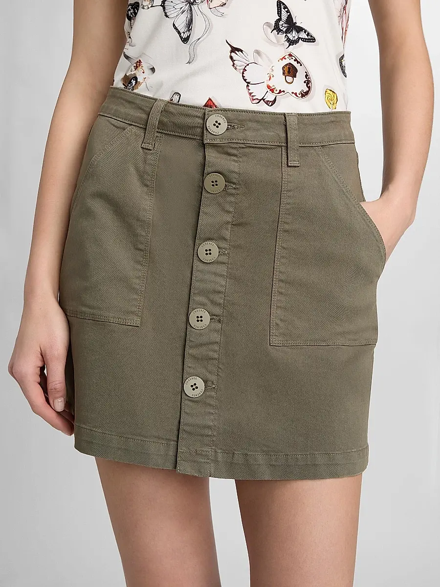 L'Agence Women's Dora Cotton Mini Skirt | Thumbnail 6 L'Agence Women's Dora Cotton Mini Skirt | Thumbnail 6