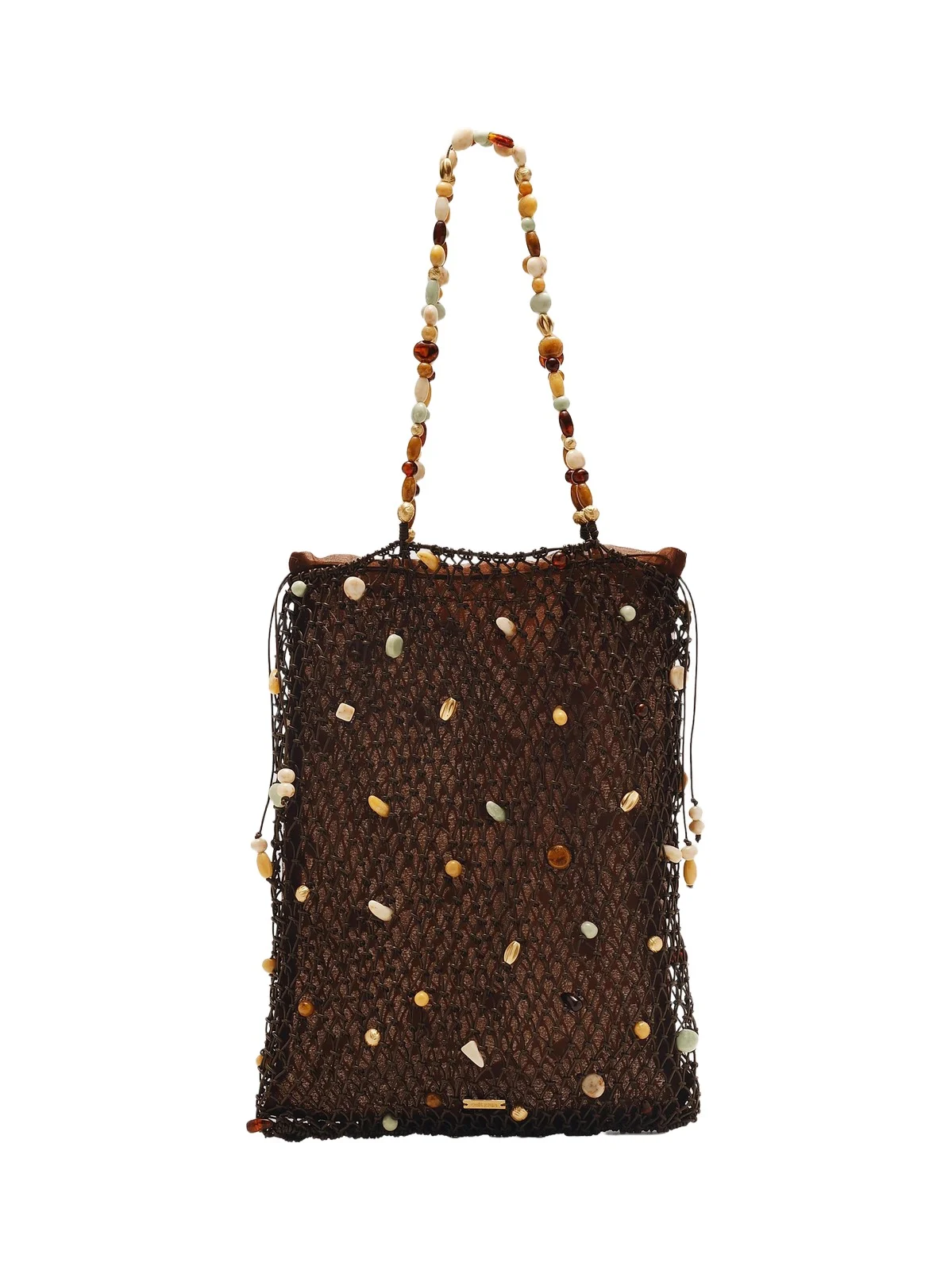 Women's Mercier Beaded Leather Tote Bag Women's Mercier Beaded Leather Tote Bag