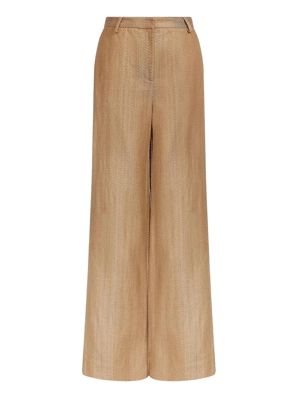 Women's Henry Herringbone Linen-Blend Wide-Leg Trousers Women's Henry Herringbone Linen-Blend Wide-Leg Trousers