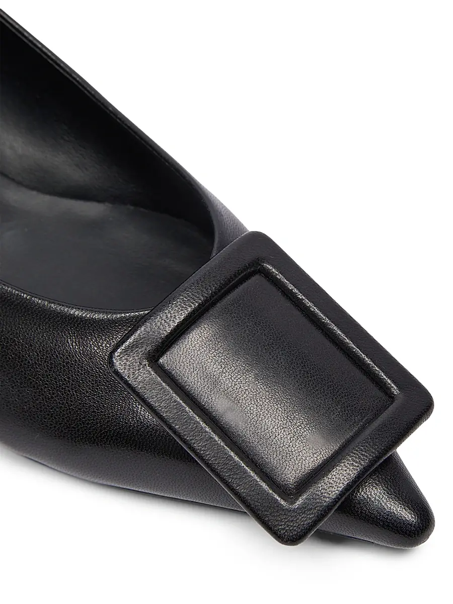 Roger Vivier Women's Leather Ballerina Flats | Thumbnail 5 Roger Vivier Women's Leather Ballerina Flats | Thumbnail 5