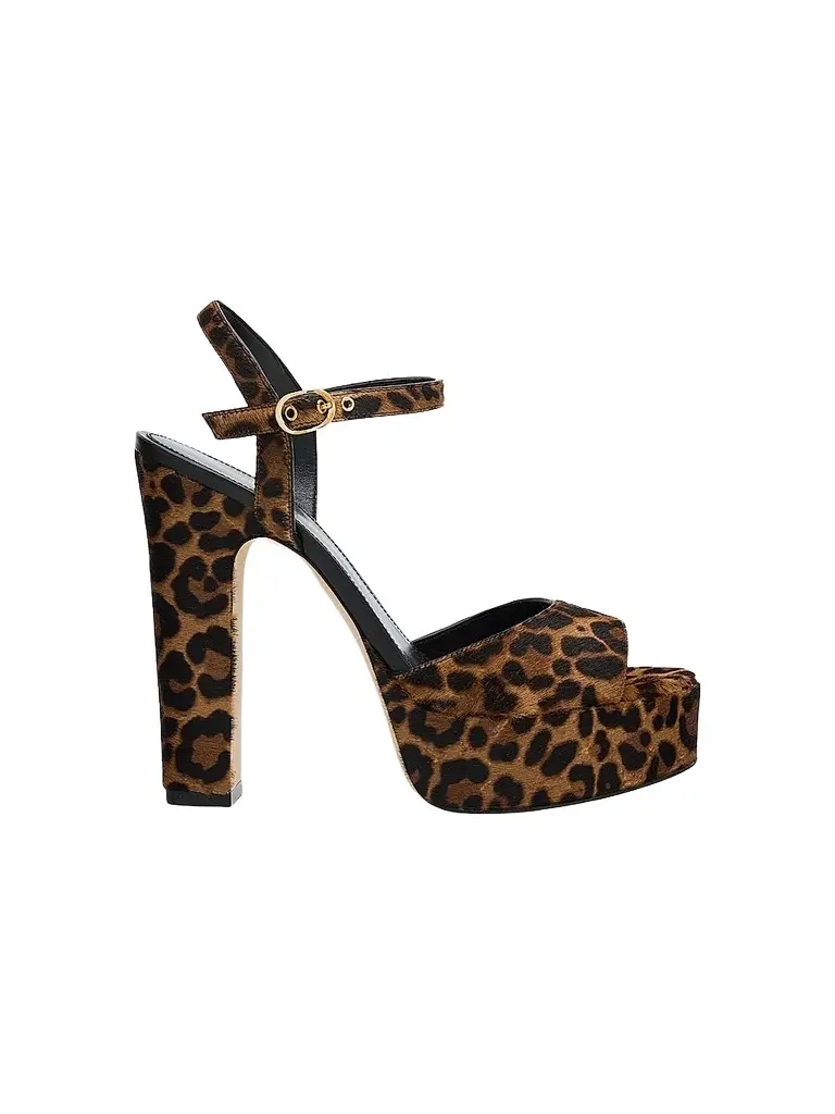 Women's Reade 130MM Leopard-Print Calf Hair Platform Sandals Women's Reade 130MM Leopard-Print Calf Hair Platform Sandals