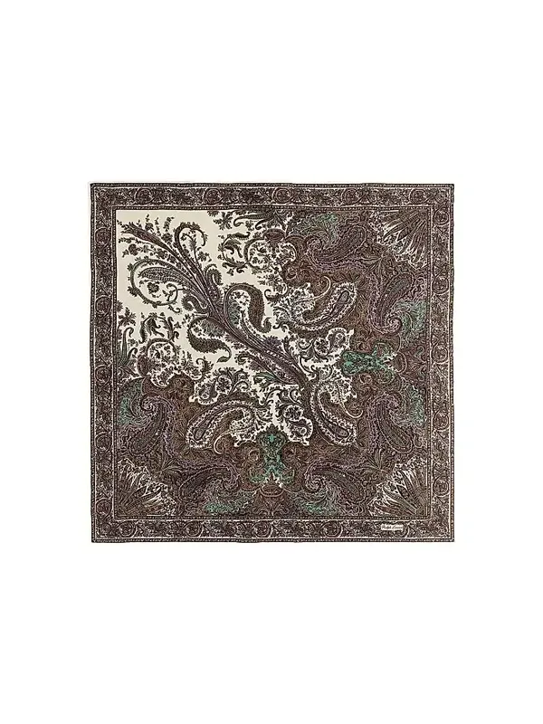 Women's Paisley Silk Scarf