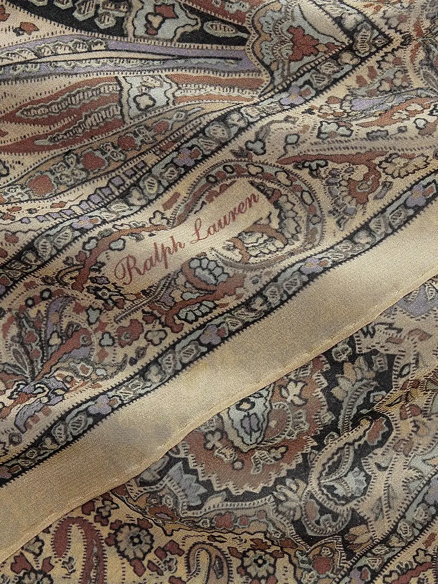 Ralph Lauren Collection Women's Paisley Silk Scarf | Thumbnail 4 Ralph Lauren Collection Women's Paisley Silk Scarf | Thumbnail 4