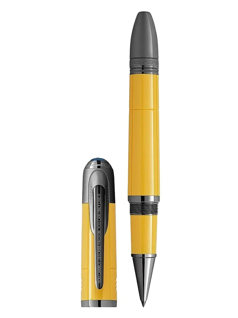 Montblanc Great Characters Enzo Ferrari Special Edition Giallo Modena Rollerball - Yellow | Image 1 Montblanc Great Characters Enzo Ferrari Special Edition Giallo Modena Rollerball - Yellow | Image 1