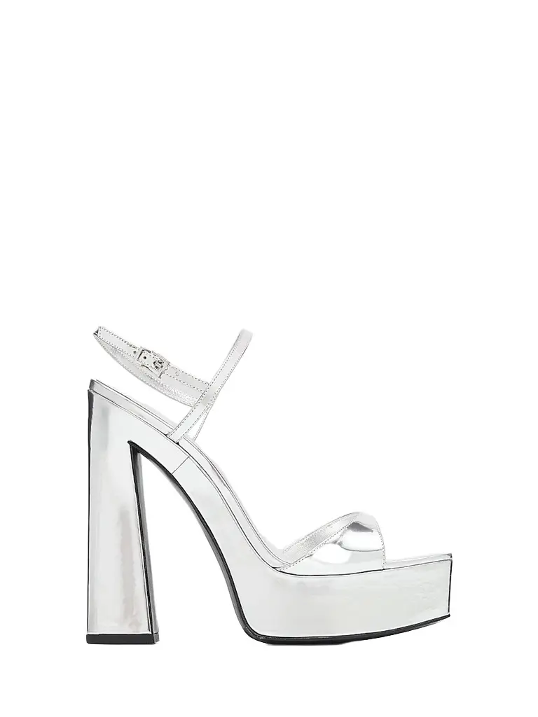 Schutz Women's Arlene 145MM Platform Sandals - Silver - Size 11 | Image 1 Schutz Women's Arlene 145MM Platform Sandals - Silver - Size 11 | Image 1