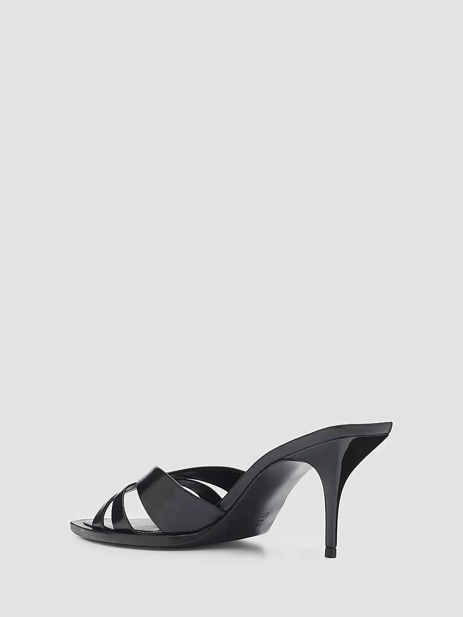 Schutz Women's Keefa Leaf 75MM Leather Mules | Thumbnail 4 Schutz Women's Keefa Leaf 75MM Leather Mules | Thumbnail 4
