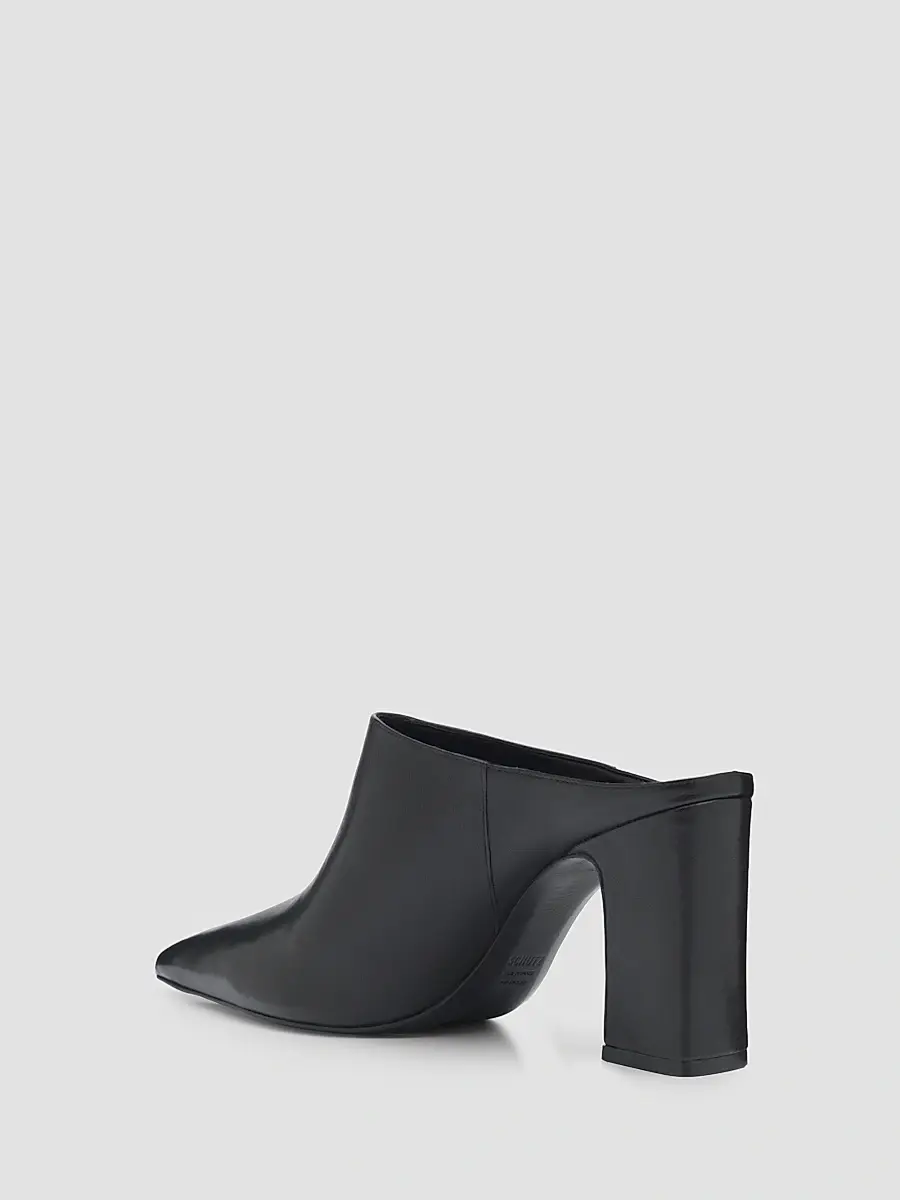 Schutz Women's Eleanor Leather Mules | Thumbnail 4 Schutz Women's Eleanor Leather Mules | Thumbnail 4