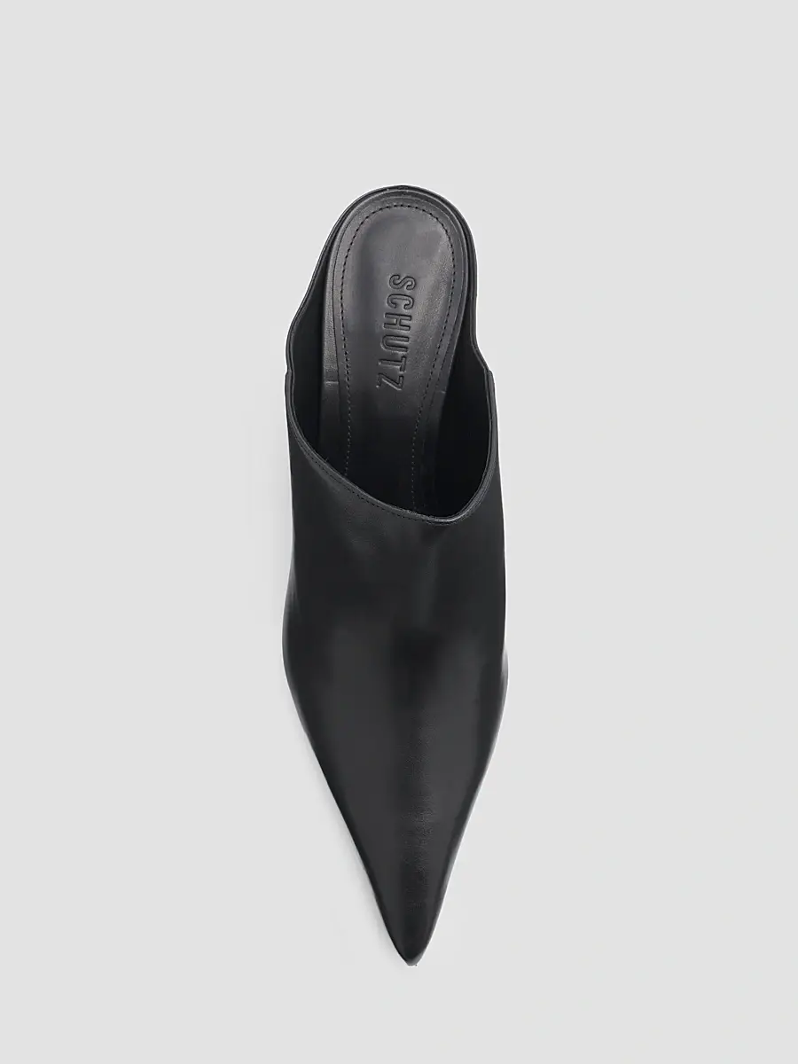 Schutz Women's Eleanor Leather Mules | Thumbnail 5 Schutz Women's Eleanor Leather Mules | Thumbnail 5