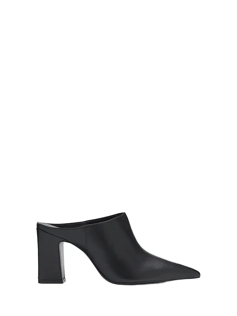Schutz Women's Eleanor Leather Mules - Black - Size 11 | Image 1 Schutz Women's Eleanor Leather Mules - Black - Size 11 | Image 1