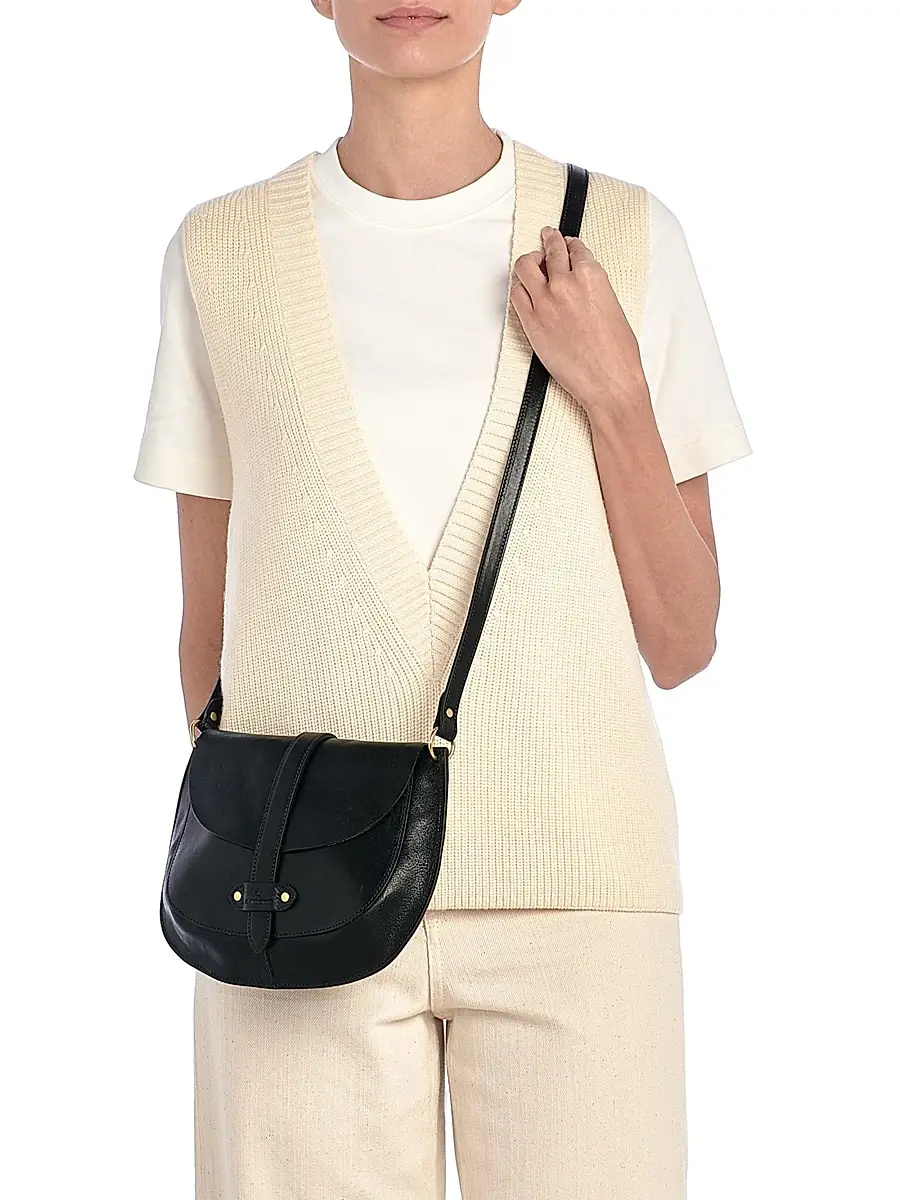 Il Bisonte Women's Archivio Leather Saddle Bag | Thumbnail 2 Il Bisonte Women's Archivio Leather Saddle Bag | Thumbnail 2