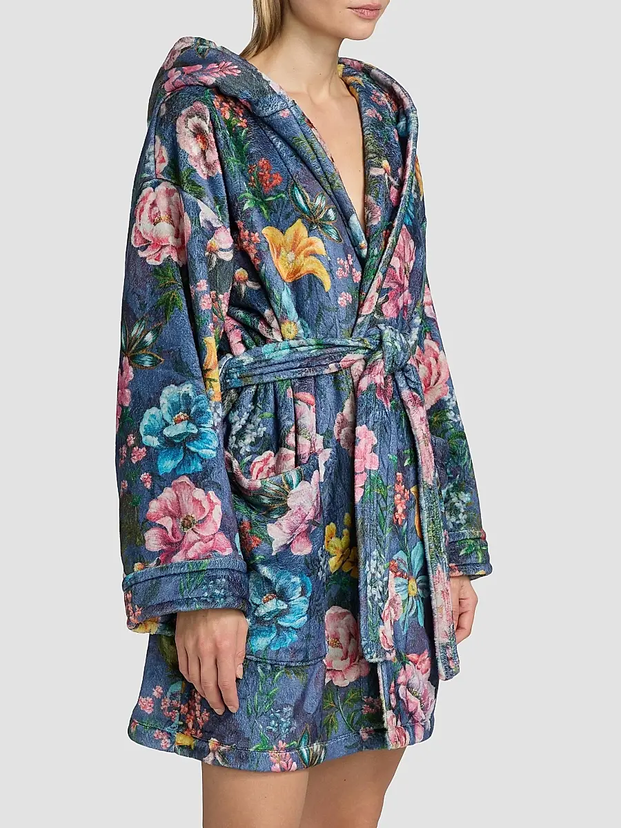 Johnny Was Women's Ollie Floral Hooded Robe | Thumbnail 4