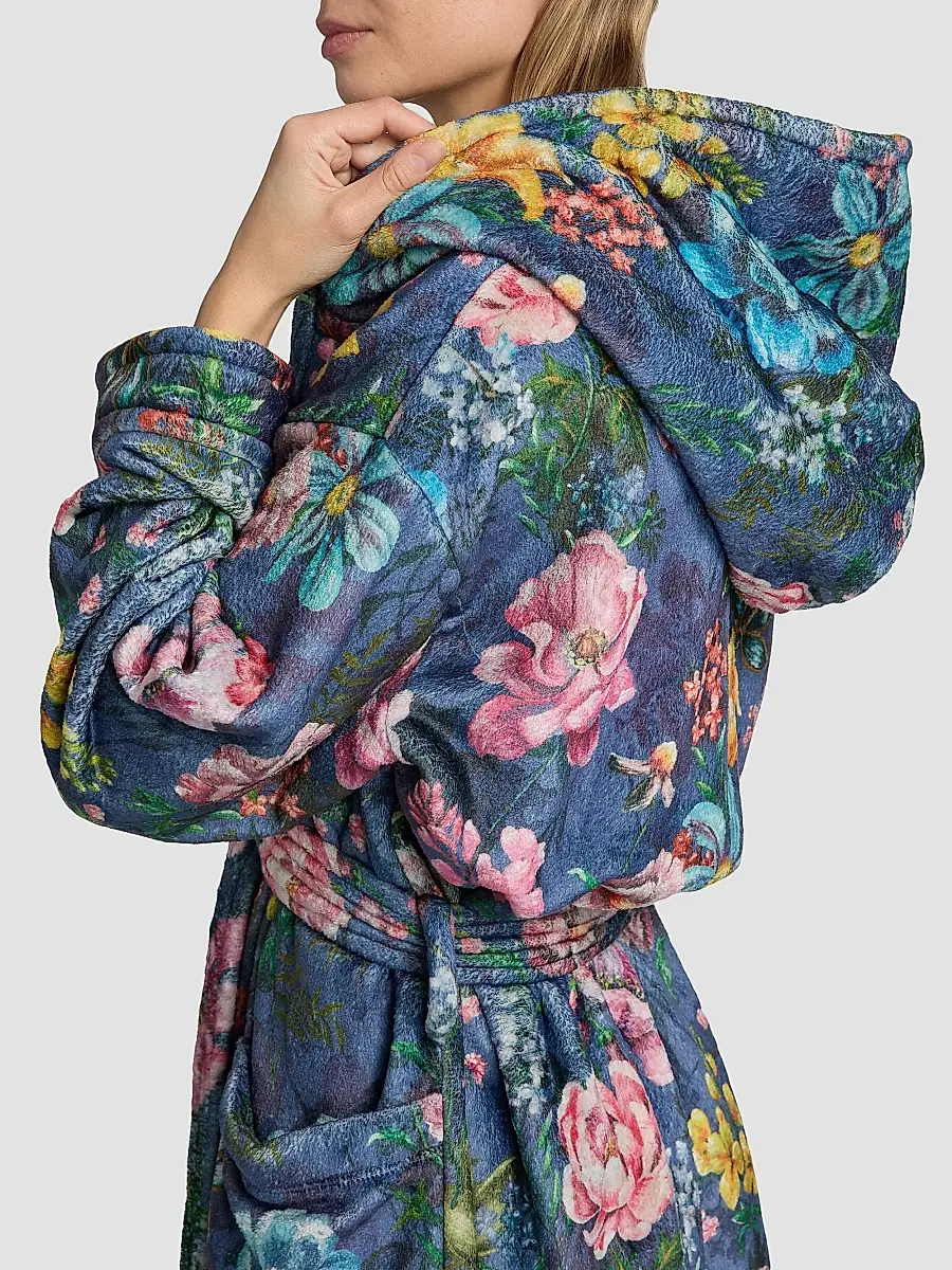 Johnny Was Women's Ollie Floral Hooded Robe | Thumbnail 6