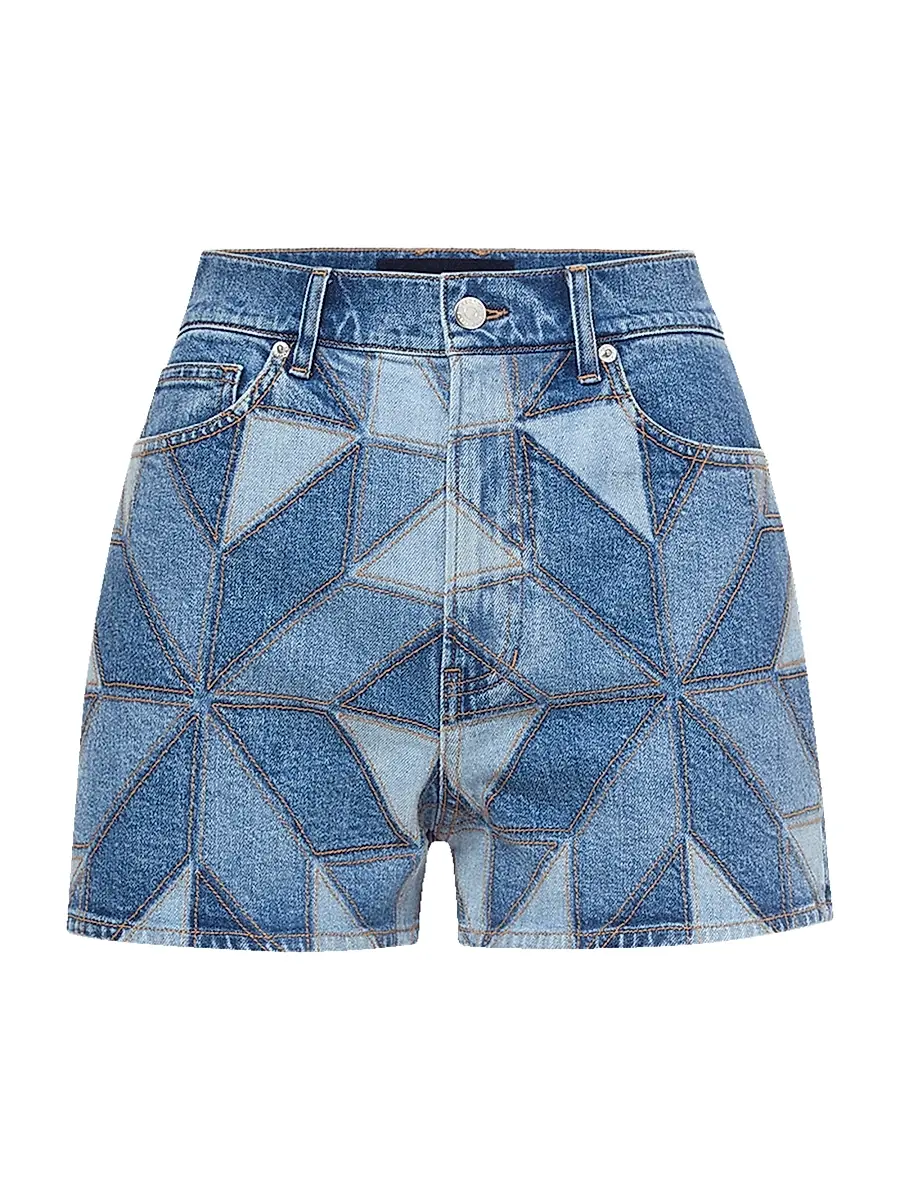 Veronica Beard Women's Elijah Prism Denim Short - Prism Blue - Size 32 | Image 1 Veronica Beard Women's Elijah Prism Denim Short - Prism Blue - Size 32 | Image 1