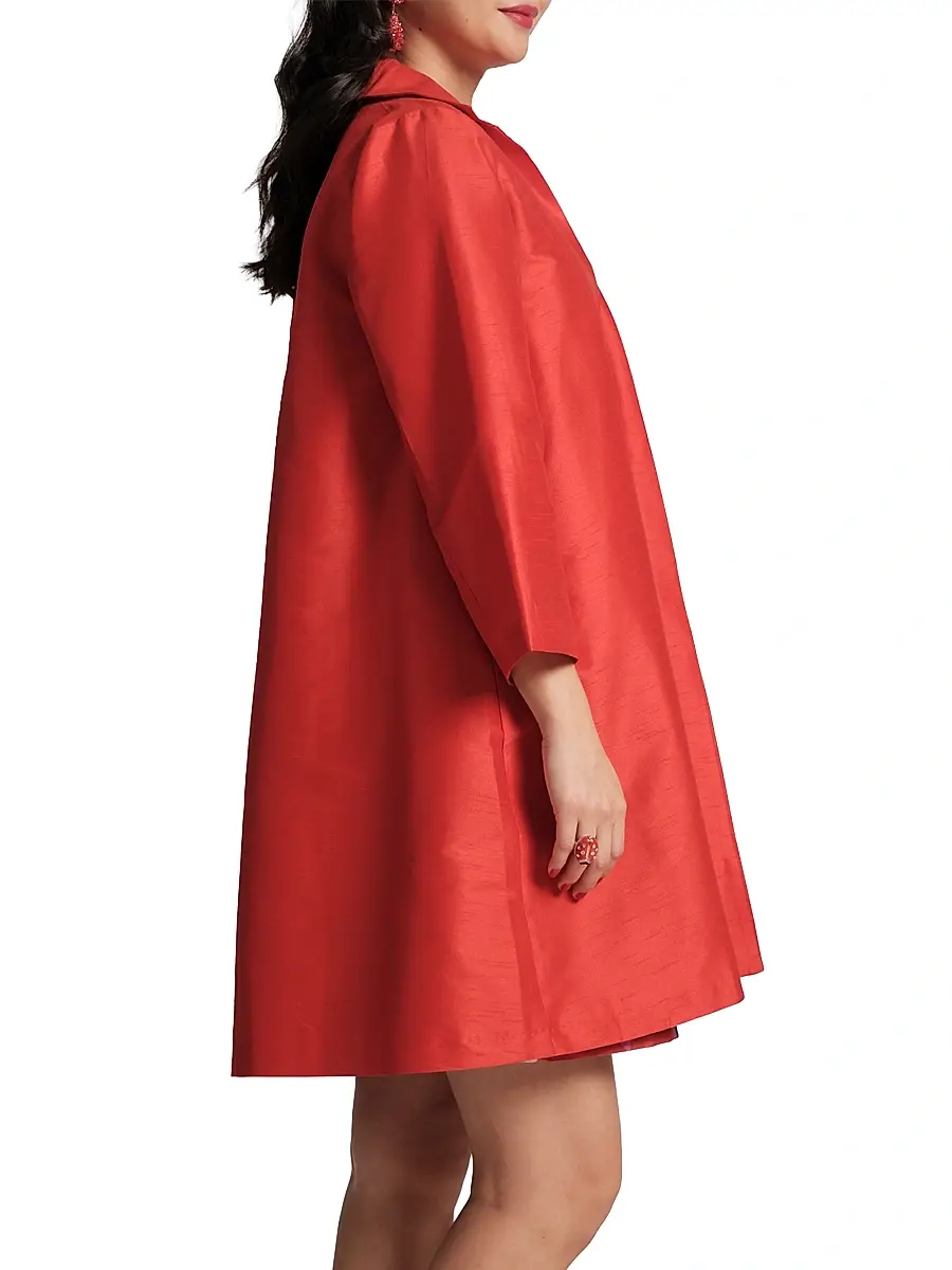 Frances Valentine Women's Charlotte Open-Front Topper Jacket | Thumbnail 4