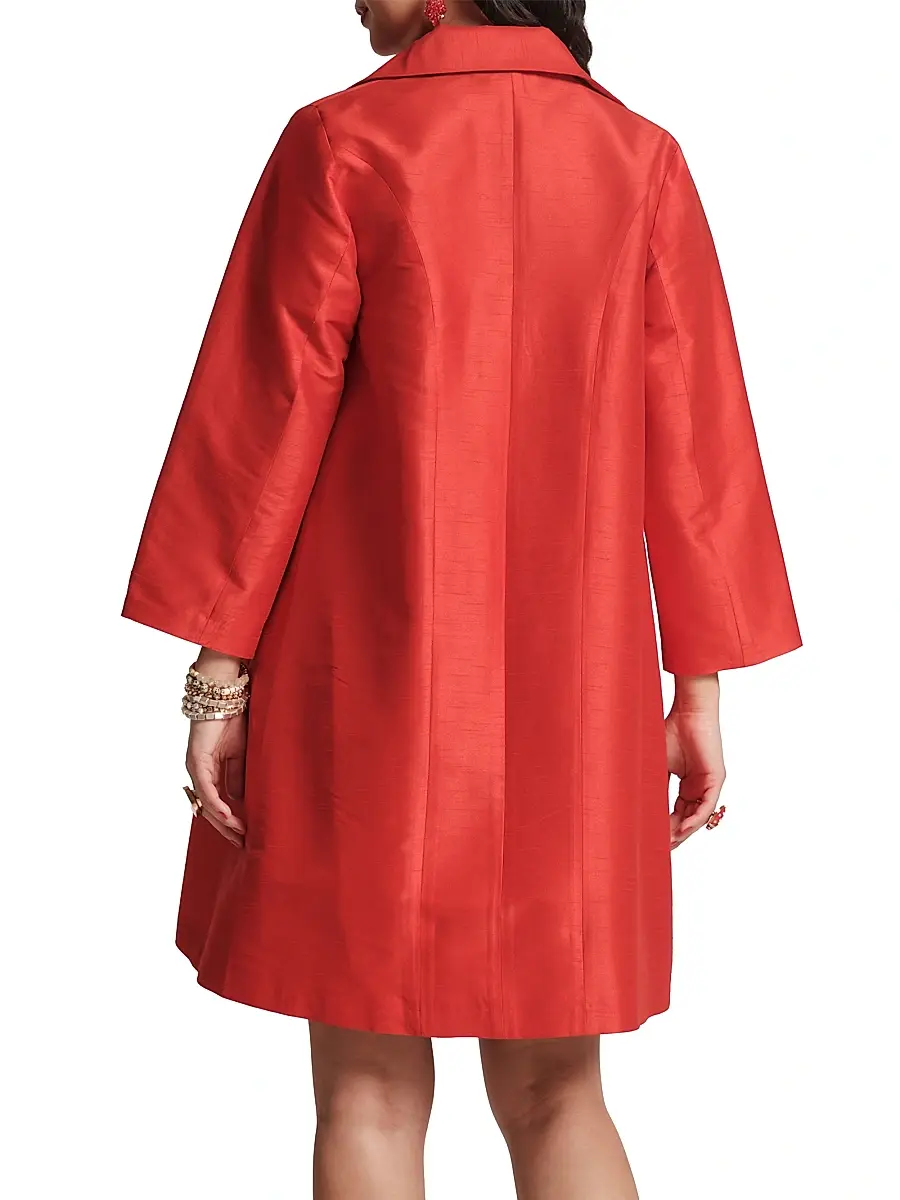 Frances Valentine Women's Charlotte Open-Front Topper Jacket | Thumbnail 5