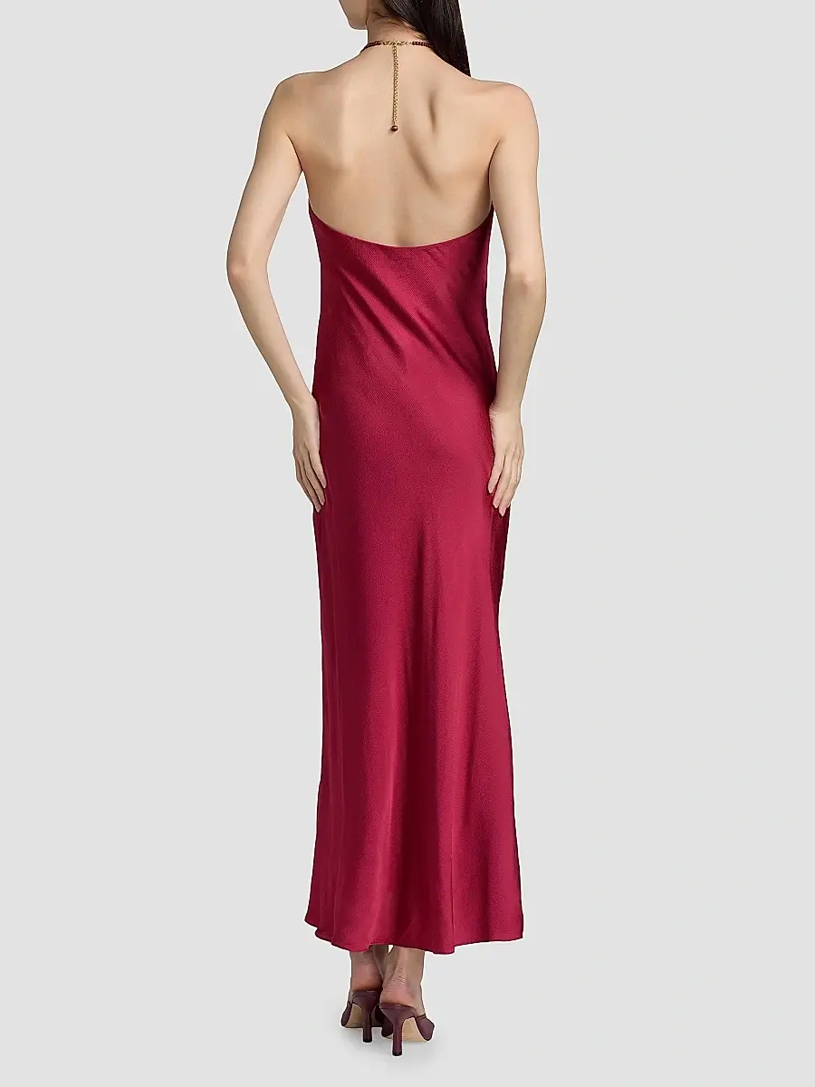 Cami NYC Women's Giulia Beaded Halter Maxi Dress | Thumbnail 5 Cami NYC Women's Giulia Beaded Halter Maxi Dress | Thumbnail 5