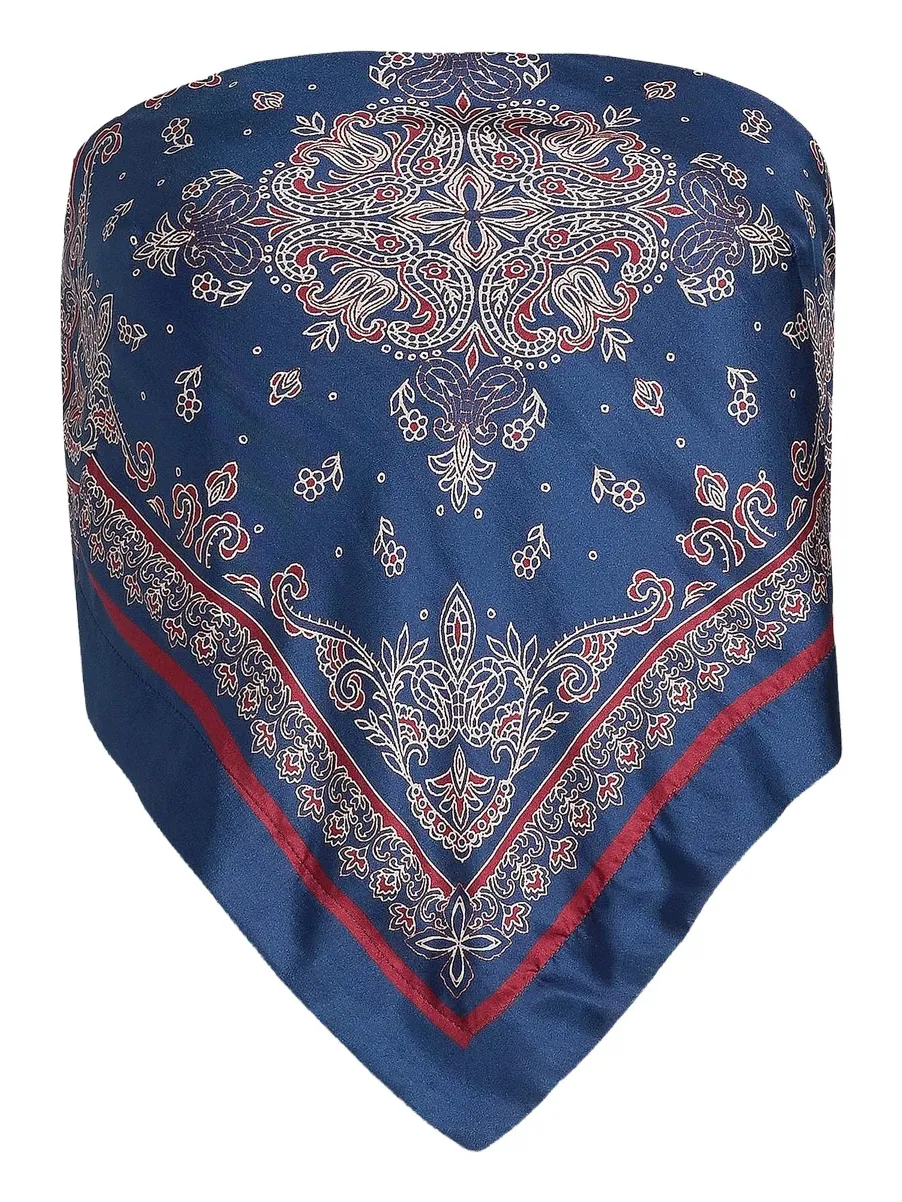 Women's Juli Printed Strapless Silk Camisole Women's Juli Printed Strapless Silk Camisole